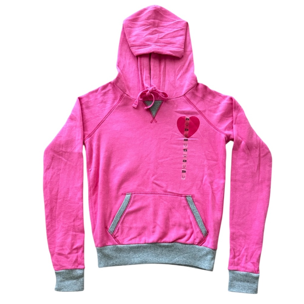NWT Vintage 2009 Y2K VS PINK Warm My Heart Not My Planet Hoodie size XS
